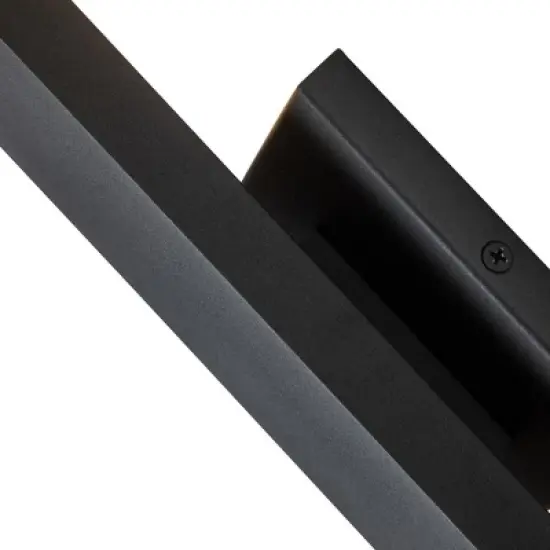 C Cattleya 32in Outdoor Wall Light Integrated LED Wall Sconce with Matte Black Finish image {2}