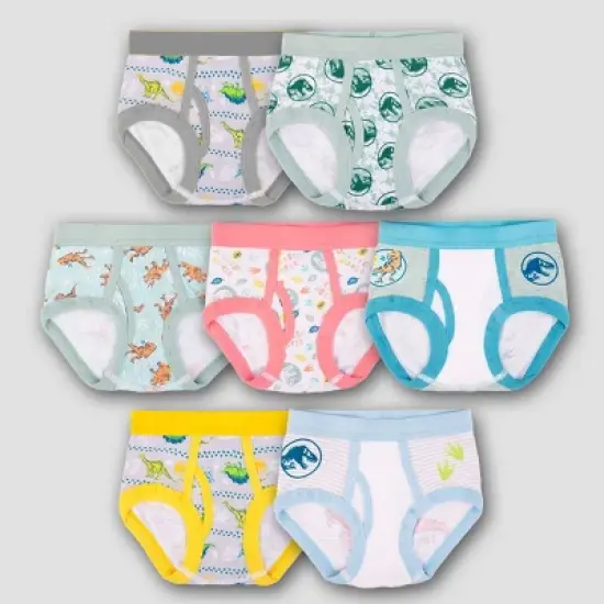 Toddler Boys' Jurassic World 7pk Briefs image {3}