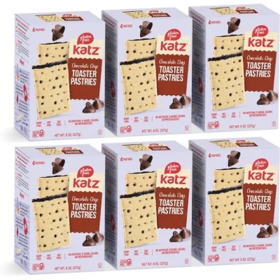 Katz Gluten Free Toaster Pastries - Chocolate Chip - 6 Pack image {4}