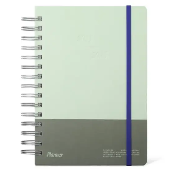 Good Office Day 2024-2025 A5 Academic Planner with Tabs Evergreen image {4}
