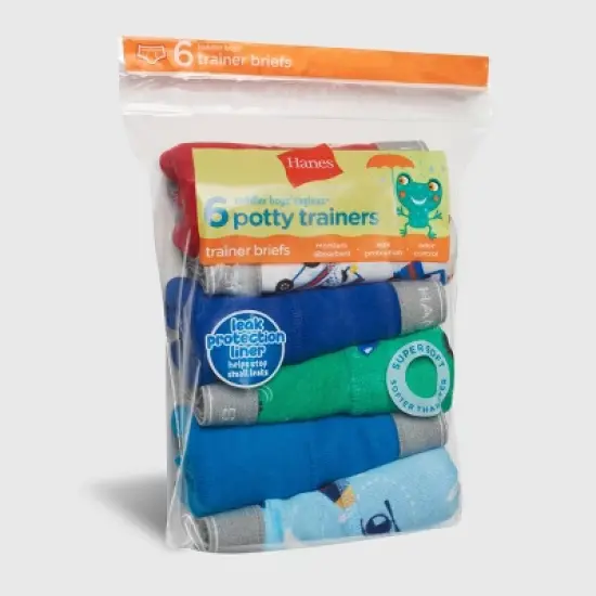 Hanes Toddler Boys' 6pk Briefs - Colors May Vary image {1}