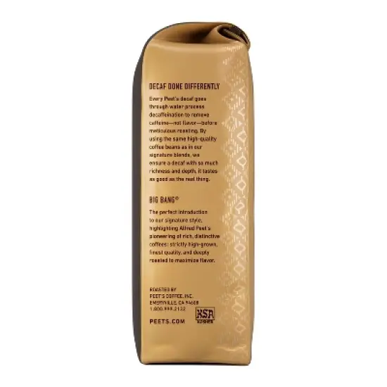Peet's Coffee Decaf Big Bang Medium Roast Ground Coffee - 10.5oz image {5}