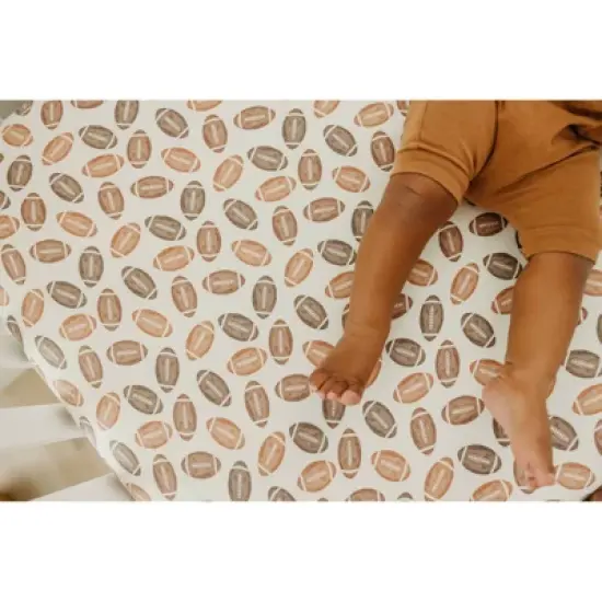 Copper Pearl Premium Crib Sheet - Blitz image {2}