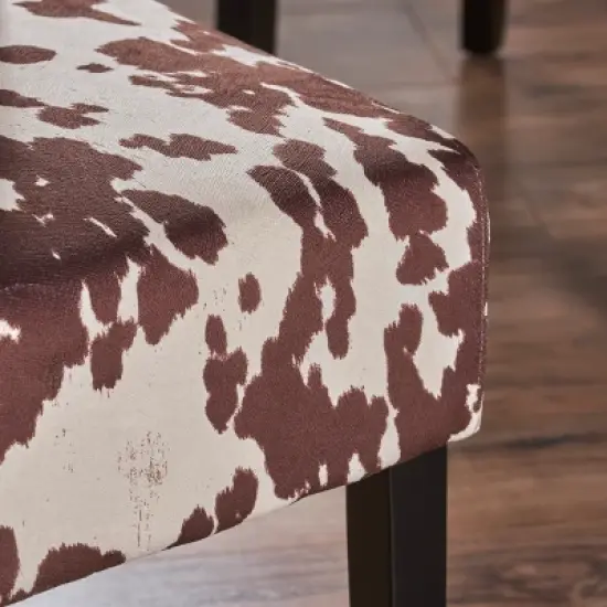 Set of 2 Pertica Contemporary Dining Chair Dark Brown - Christopher Knight Home image {3}