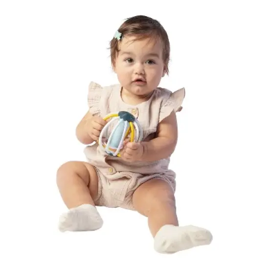 Manhattan Toy Comet Outer Space Themed Rattle and Teether Sensory Developmental Baby Toy image {3}