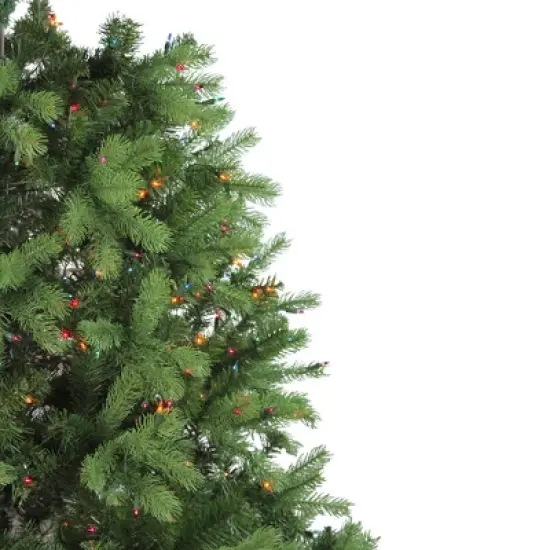 Northlight Real Touch&trade;️ Pre-Lit Full Noble Fir Artificial Christmas Tree - 6.5' - Multi-Color Lights image {4}