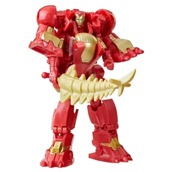 Marvel Mech Strike Mechasaurs Iron Man and Iron Stomper Action Figure Set - 2pk image {3}