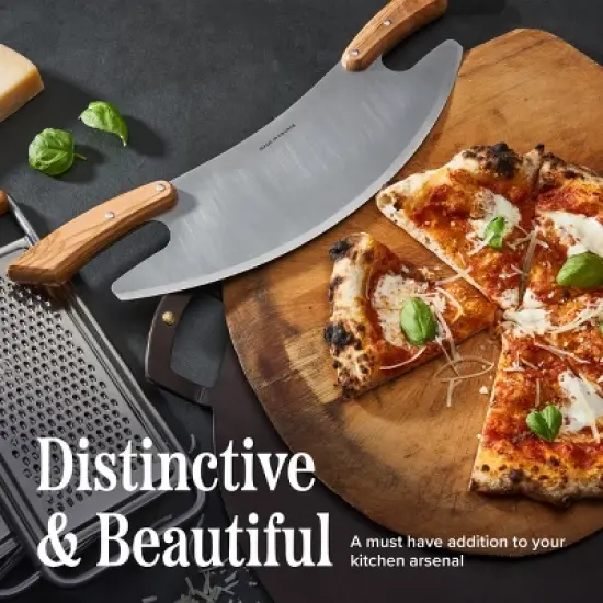 Classic Cuisine 17in Pizza Cutter Rocker Blade image {9}