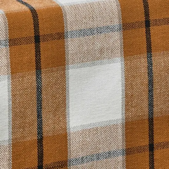 Park Designs Conley Orange Plaid Table Runner 13" x 36" image {2}