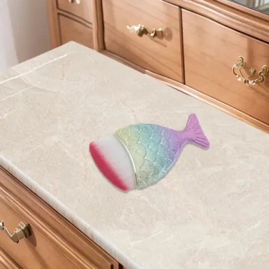 Unique Bargains Angled Mermaids Shape Foundation Brush 1 Pc image {4}