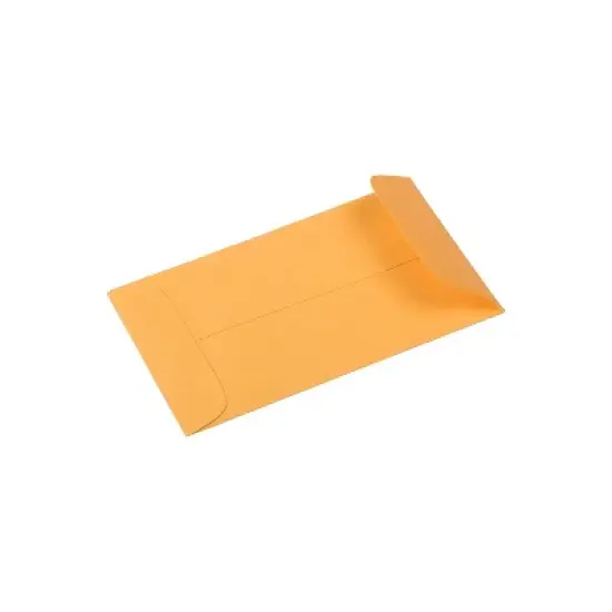 JAM Paper #3 Coin Business Envelopes 2.5" x 4.25" Brown Kraft Manila 1623989I image {3}