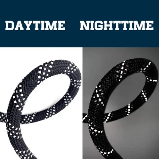 Enthusiast Gear Double Handle Rope Dog Leash with Locking Carabiner for Traffic Training Large and Medium Breeds (6' Foot) image {4}