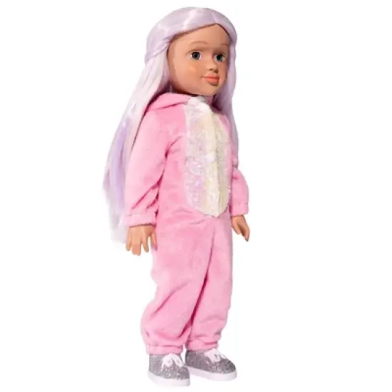 I'M A WOW Chloe the Cozy Glam 14" Fashion Doll with Color-Changing Hair image {4}