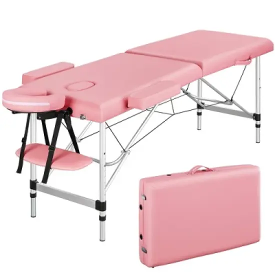 Yaheetech Aluminum Foldable Massage Tables with Headrest image {9}