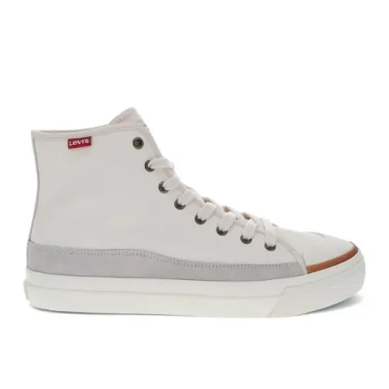 Levi's Mens Square Hi Twill and Suede Hightop Casual Sneaker Shoe image {5}