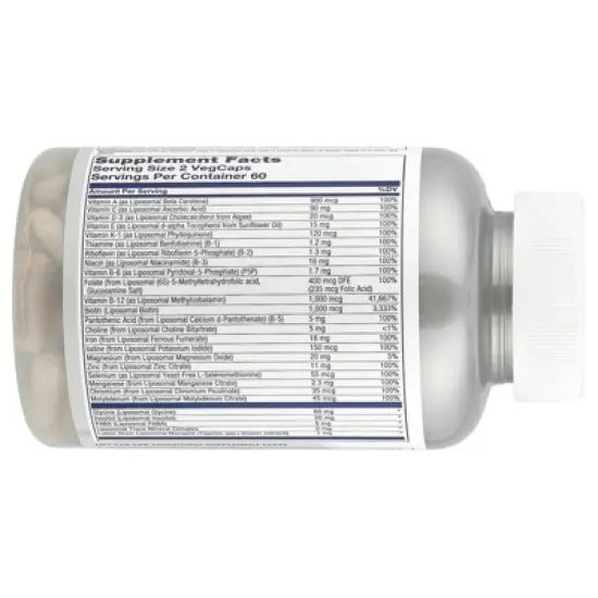 Solaray High Potency Women's Liposomal Multivitamin, 120 VegCaps image {1}