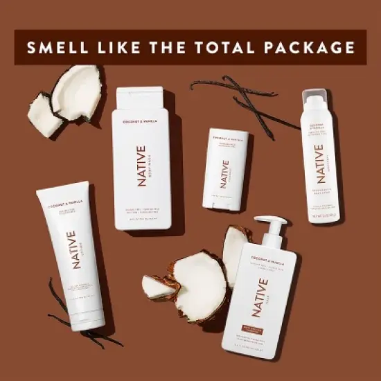 Native Coconut & Vanilla Body Wash - 36 fl oz image {4}