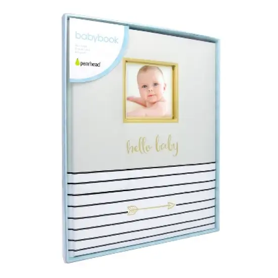 Pearhead Hello Baby, Baby Memory Book - Green image {6}