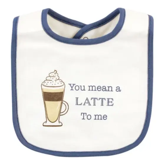 Hudson Baby Infant Boy Cotton Bibs, Food Puns Boy, One Size image {6}