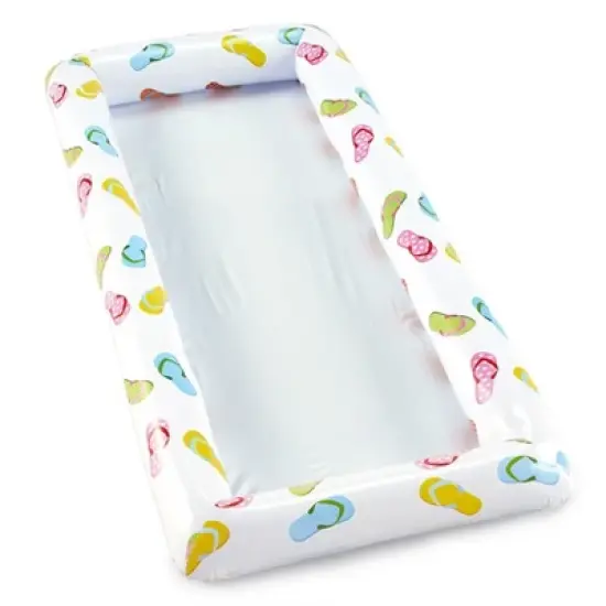 The Lakeside Collection Inflatable Blow Up Ice Holder Rectangular Buffet and Salad Bar - Flip Flops image {4}