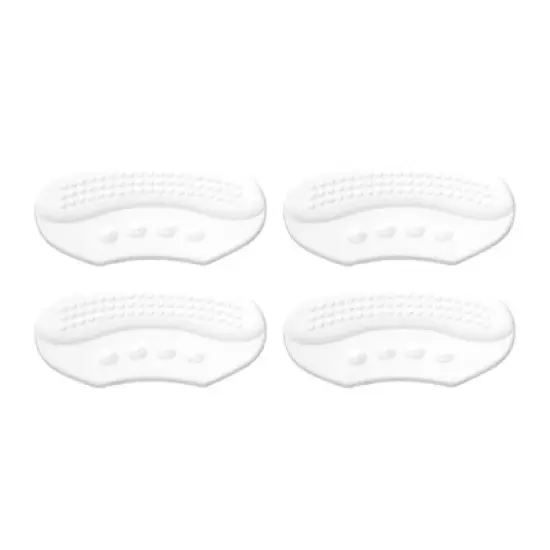 Unique Bargains Concealed Thin Shoes Heel Pads One Size Transparent 2 Pair image {6}