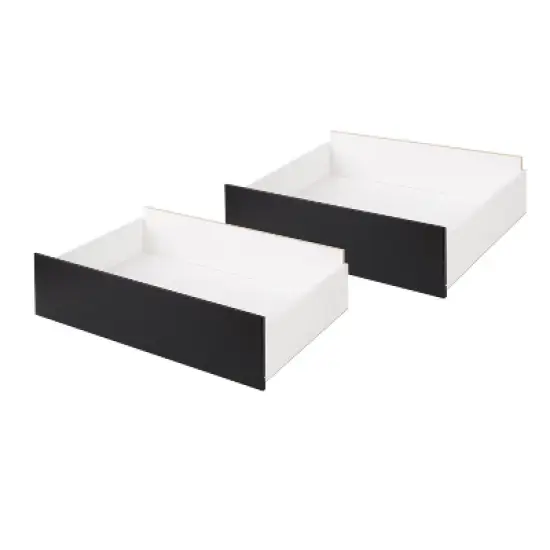 Set of 2 Select Storage Drawers On Wheels - Prepac image {1}