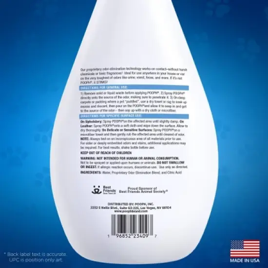 Pooph Dog Odor & Stain Eliminator - 20 fl oz image {11}