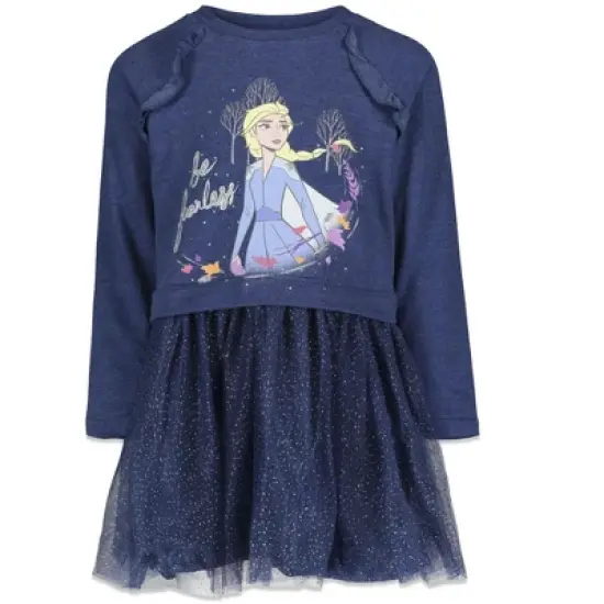 Disney Frozen Princess Anna Elsa Girls Dress Toddler to Big Kid  image {7}