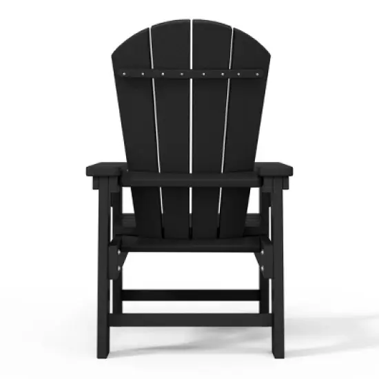 WestinTrends Malibu Kids Outdoor HDPE Adirondack Plastic Patio Chair image {10}