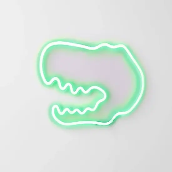 Neon Dinosaur GreenKids' Wall Decor - Pillowfort&trade; image {3}