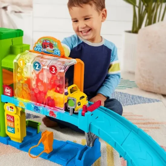 Fisher-Price Little People Toddler Light-Up Learning Garage Playset image {1}