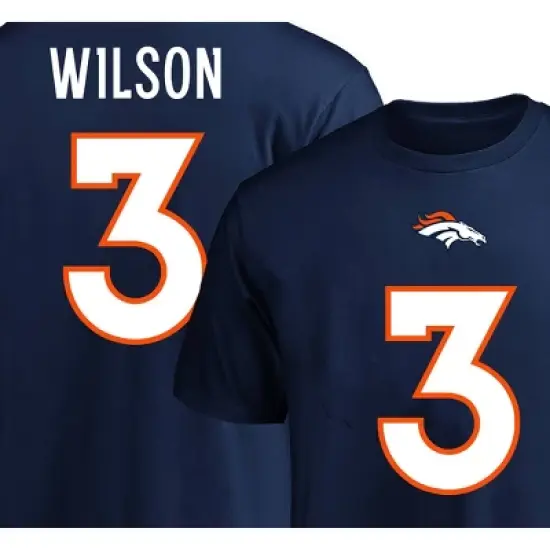 NFL Denver Broncos Men's Russell Wilson Big & Tall Short Sleeve Cotton Core T-Shirt image {1}