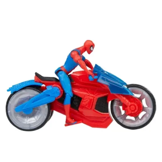 Marvel Spider-Man Epic Hero Series Web Blast Cycle and Action Figure image {6}