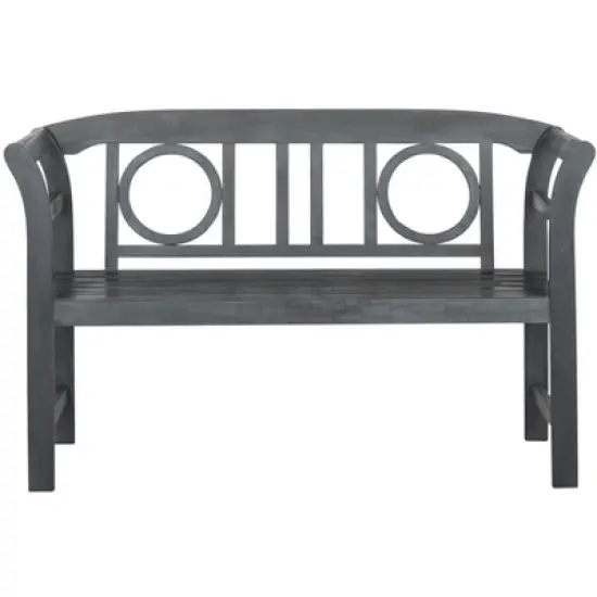 Moorpark 2 Seat Bench - Outdoor - Safavieh image {6}