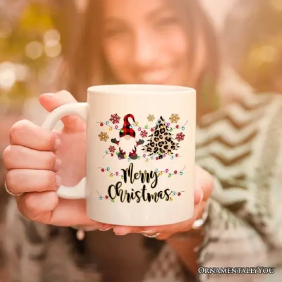 Gnome Buffalo Plaid Christmas Mug Gift (Non-Custom Only)| OrnamentallyYou image {2}