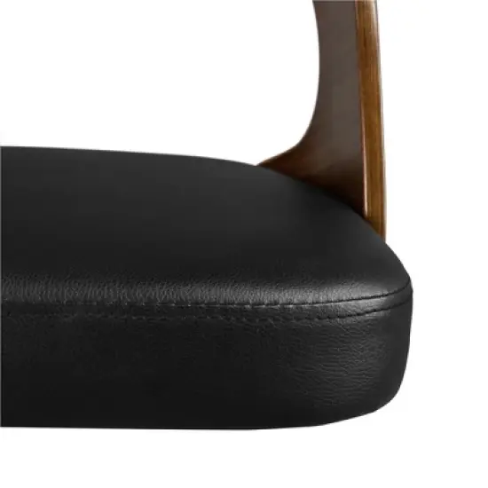Yaheetech Office Chair Height Adjustable Swivel Desk Chair, Black image {5}