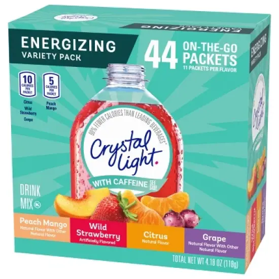 Crystal Light On The Go Energy Variety Pack - 44ct Packets image {4}