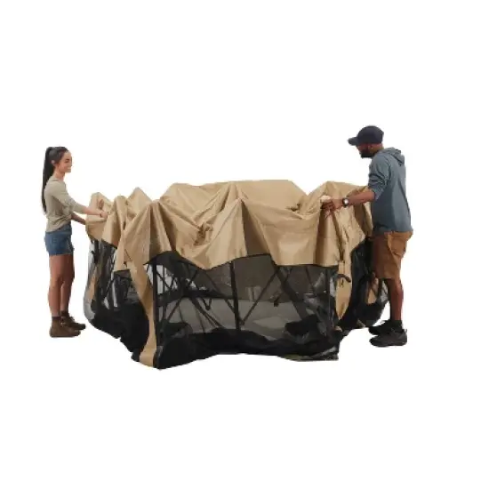 Coleman Back Home 15'x13' Screened Shelter - Tan image {3}