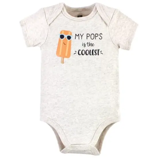 Hudson Baby Infant Boy Cotton Bodysuits, Family Popsicle image {2}