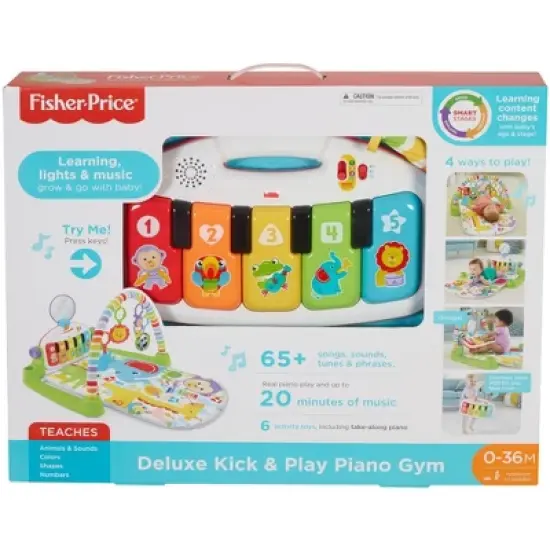 Fisher-Price Deluxe Kick & Play Piano Gym image {5}