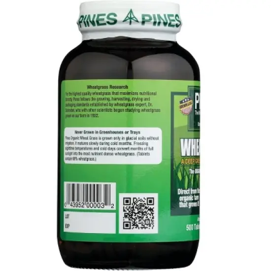 Pines International Wheat Grass 500 mg 500 Tablets image {3}