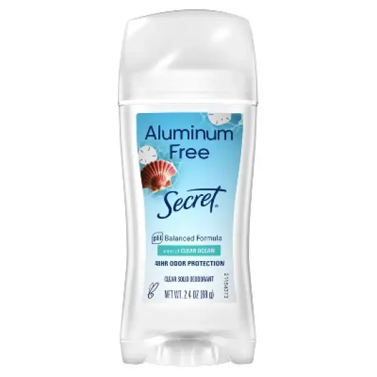 Secret Aluminum-Free Deodorant - Clear Ocean - 2.4oz image {10}