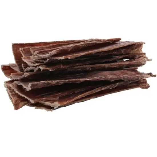 Mighty Paw Beef Gullet Jerky | 100% Natural Dog Treats, 14 oz Bag image {1}