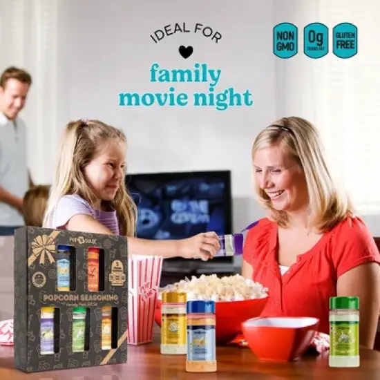 Popcorn Seasonings Variety Pack Gift Set image {6}