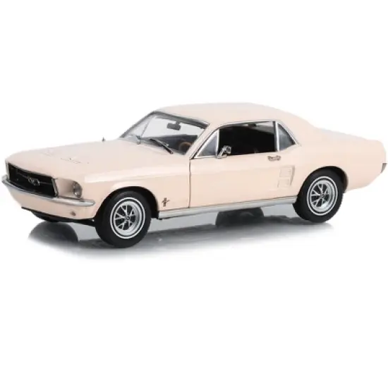 1967 Ford Mustang Coupe Bermuda Sand "She Country Special - Denver, Colorado" 1/18 Diecast Model Car by Greenlight image {1}