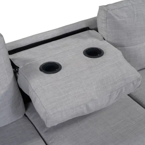 108" Reversible L-Shape Sectional Sofa Couch with Storage Ottoman-ModernLuxe image {10}