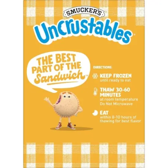 Smucker's Uncrustables Frozen Peanut Butter & Honey Spread Sandwich image {5}