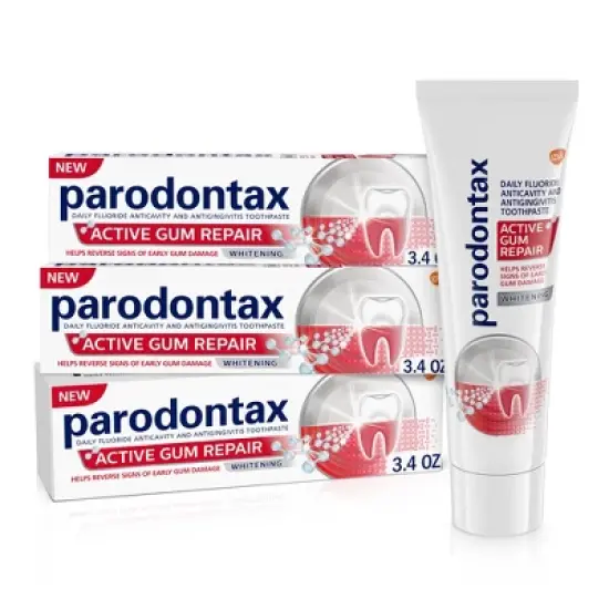 Parodontax Active Gum Repair Whitening Toothpaste - 3.4oz/3pk image {6}