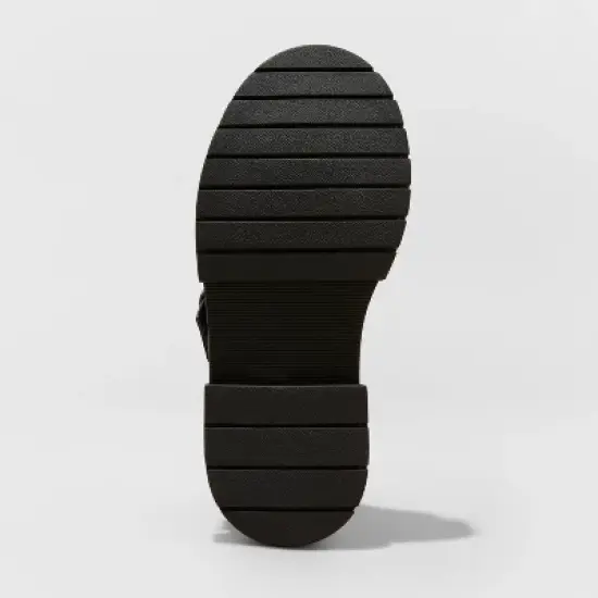 Girls' Cadi Zipper Moto Boots - art class&trade; Black image {3}