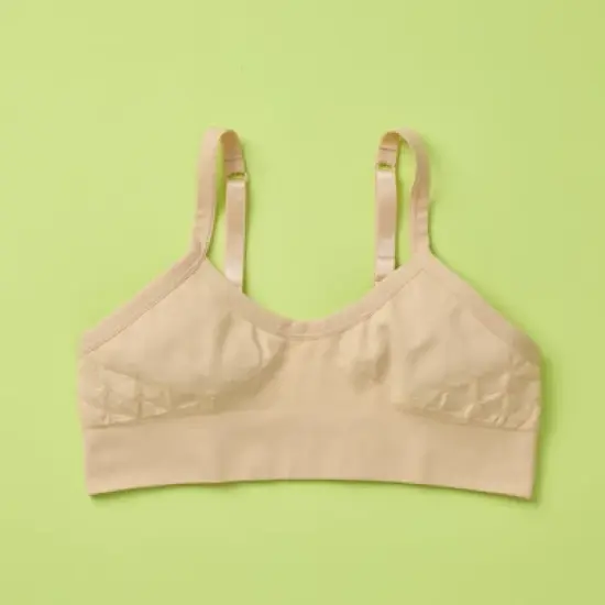 Girls' Favorite Double-Layered, High-Quality Seamless Bra with Adjustable Straps by Yellowberry image {6}